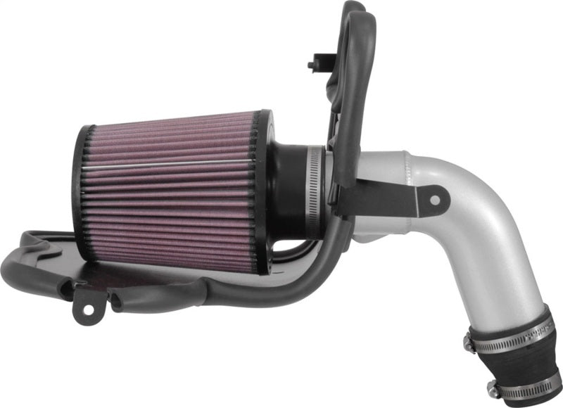 K&N 17-18 Chevy Cruze 1.4L Turbo Silver Typhoon Short Ram Intake K&N Engineering Cold Air Intakes  AXOPROS