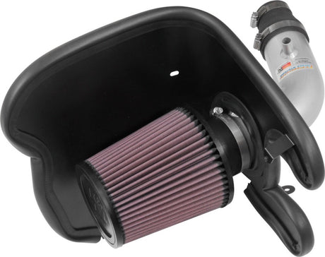 K&N 17-18 Chevy Cruze 1.4L Turbo Silver Typhoon Short Ram Intake K&N Engineering Cold Air Intakes  AXOPROS
