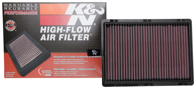 K&N 17-18 Hyundai Santa Fe Sport L4-2.4L F/I Drop In Air Filter K&N Engineering Air Filters - Drop In  AXOPROS