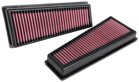K&N 17-20 Mercedes Benz E63 V8-4.0L F/I Replacement Drop In Air Filter K&N Engineering Air Filters - Drop In  AXOPROS