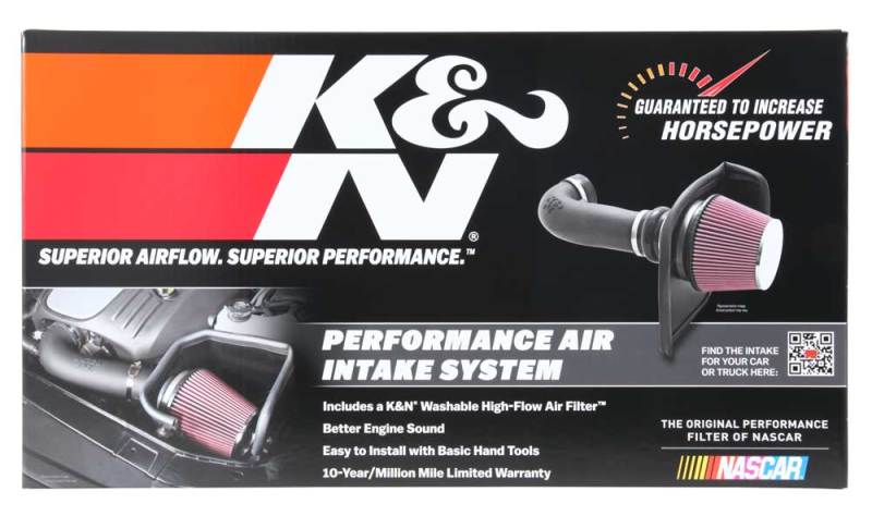 K&N 19-20 Jeep Cherokee L4-2.4L Performance Air Intake Kit K&N Engineering Cold Air Intakes  AXOPROS