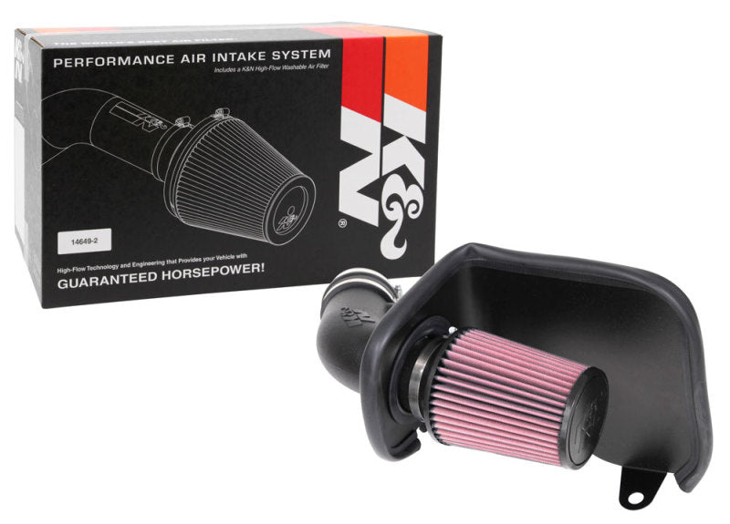 K&N 19-20 Jeep Cherokee V6-3.2L Aircharger Performance Intake K&N Engineering Cold Air Intakes  AXOPROS