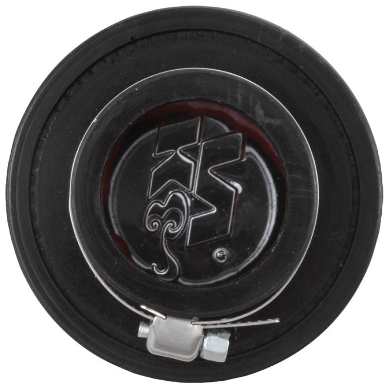 K&N 1.5in Flange ID x 3in OD x 2.5in H Chrome Finish Rubber Base Crankcase Vent Filter K&N Engineering Air Filters - Universal Fit  AXOPROS