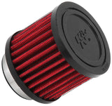 K&N 1.75 inch Vent 3 inch D 2.5 inch H Air Filter - Rubber Top K&N Engineering Air Filters - Universal Fit  AXOPROS