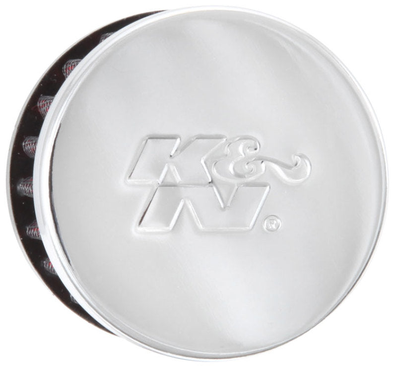 K&N 1in Flange ID x 2in OD x 1.5 inch H Rubber Base Crankcase Vent Filter K&N Engineering Air Filters - Universal Fit  AXOPROS