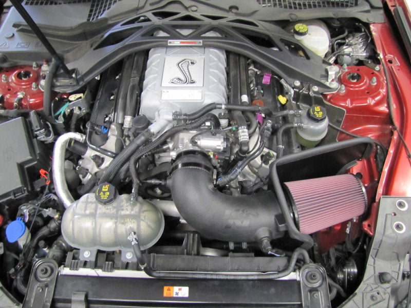 K&N 20-21 Ford Mustang GT500 5.2L V8 Aircharger Performance Intake K&N Engineering Cold Air Intakes  AXOPROS
