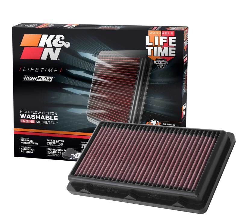 K&N 20-21 Hyundai Sonata I4-1.6L DSL Replacement Air Filter K&N Engineering Air Filters - Drop In  AXOPROS