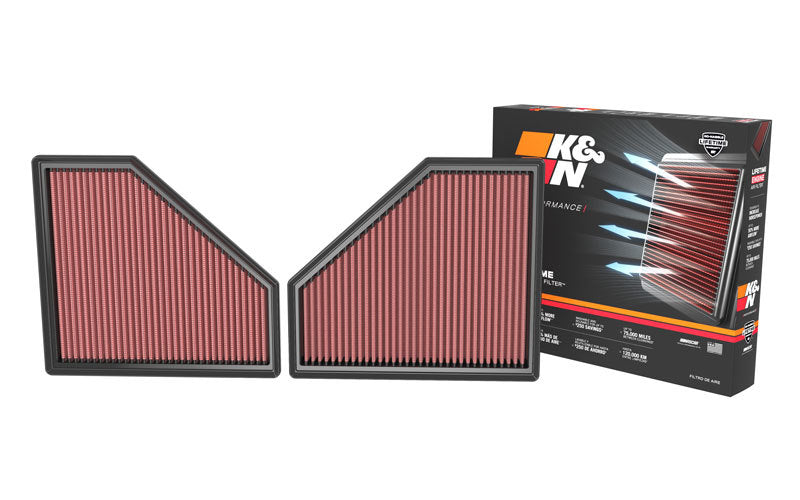 K&N 20-22 BMW M3 L6 3.0L F/I Replacement Air Filter K&N Engineering Air Filters - Drop In  AXOPROS