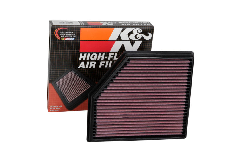 K&N 20-24 Cadillac CT4/CT5 2.0L L4 Replacement Panel Air Filter K&N Engineering Air Filters - Drop In  AXOPROS
