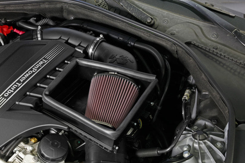 K&N 2011-2016 BMW 535i L6-3.0L F/I AirCharger Performance Intake K&N Engineering Cold Air Intakes  AXOPROS