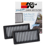 K&N 2011-2016 Jeep Wrangler 2.8/3.6L Cabin Air Filter K&N Engineering Cabin Air Filters  AXOPROS