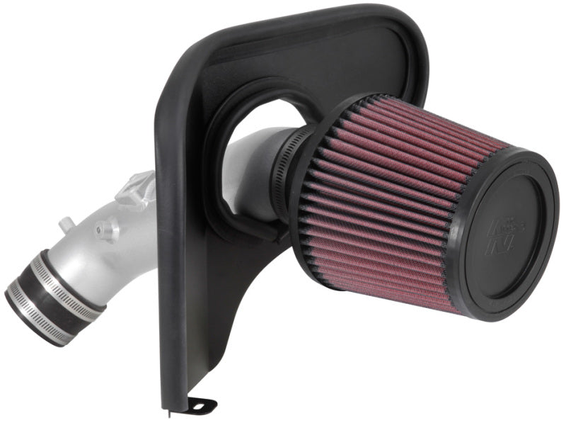 K&N 2013-14 Honda Accord 2.4L L4 69 Series Typhoon Air Intake System - Silver Cold Air Intake Kit K&N Engineering Cold Air Intakes  AXOPROS