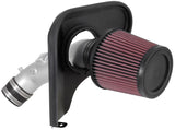 K&N 2013-14 Honda Accord 2.4L L4 69 Series Typhoon Air Intake System - Silver Cold Air Intake Kit K&N Engineering Cold Air Intakes  AXOPROS