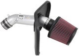 K&N 2013-14 Honda Accord 2.4L L4 69 Series Typhoon Air Intake System - Silver Cold Air Intake Kit K&N Engineering Cold Air Intakes  AXOPROS