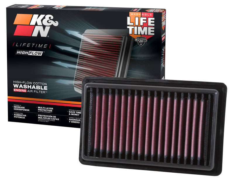 K&N 2014 Smart Fortwo L3-0.9L F/I Replacement Drop In Air Filter K&N Engineering Air Filters - Drop In  AXOPROS