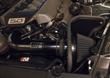 K&N 2015 Ford Mustang GT 5.0L V8 Black Performance Intake Kit K&N Engineering Cold Air Intakes  AXOPROS