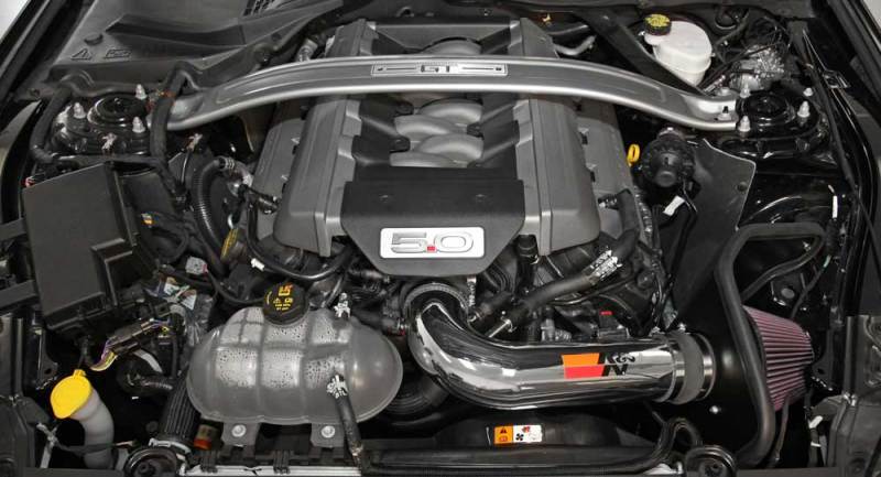 K&N 2015 Ford Mustang GT 5.0L V8 Typhoon Intake Kit K&N Engineering Cold Air Intakes  AXOPROS