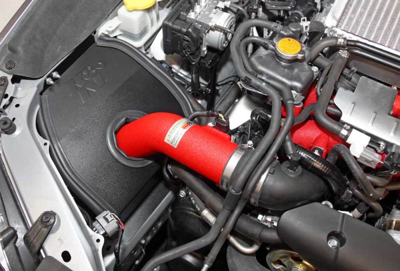 K&N 2015 Subaru WRX-STI 2.5L H4 Red Typhoon Short Ram Intake K&N Engineering Cold Air Intakes  AXOPROS