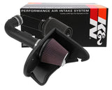 K&N 2016-2017 Chevrolet Camaro V6-3.6L F/I AirCharger Performance Intake K&N Engineering Cold Air Intakes  AXOPROS