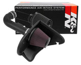 K&N 2016-2017 Chevrolet Camaro V6-3.6L F/I AirCharger Performance Intake K&N Engineering Cold Air Intakes  AXOPROS