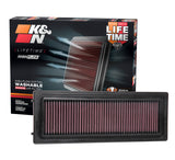 K&N 2016 Alfa Romeo Giulia L4-2.0L F/I Replacement Drop In Air Filter K&N Engineering Air Filters - Drop In  AXOPROS