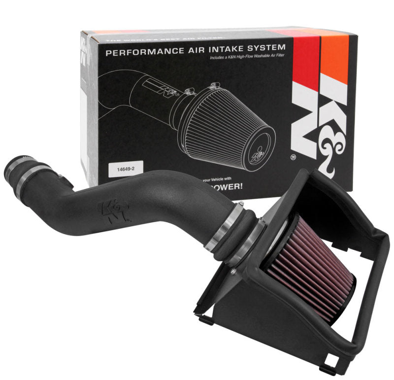 K&N 2016 Ford F-150 3.5L AirCharger Performance Intake - AXOPROS
