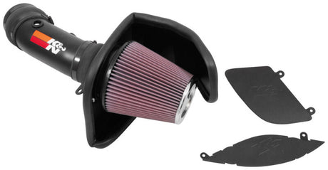 K&N 2017 Dodge Challenger Hellcat SC V8-6.2L F/l Typhoon Air Intake K&N Engineering Cold Air Intakes  AXOPROS