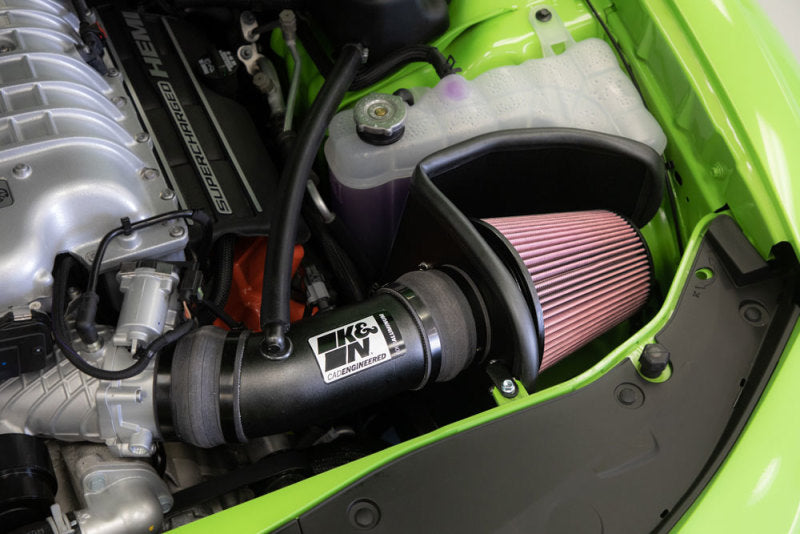 K&N 2017 Dodge Challenger Hellcat SC V8-6.2L F/l Typhoon Air Intake K&N Engineering Cold Air Intakes  AXOPROS