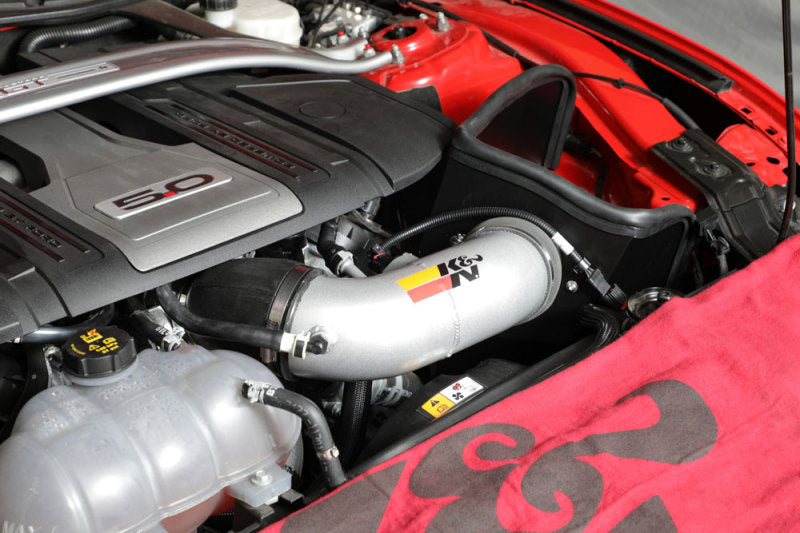 K&N 2018 Ford Mustang GT V8 5.0L F/I Typhoon Air Intake K&N Engineering Cold Air Intakes  AXOPROS