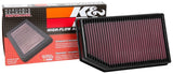 K&N 2018 Jeep Wrangler JL 2.0L/3.6L F/I Drop In Air Filter K&N Engineering Air Filters - Drop In  AXOPROS
