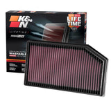 K&N 2018 Jeep Wrangler JL 2.0L/3.6L F/I Drop In Air Filter K&N Engineering Air Filters - Drop In  AXOPROS