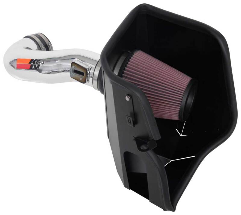 K&N 2019 Chevy Silverado / GMC Sierra 1500 V8-5.3/6.2L Performance Air Intake Kit K&N Engineering Cold Air Intakes  AXOPROS