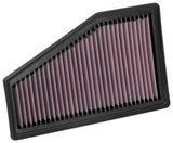 K&N 2019 Jeep Cherokee L4-2.4L V6-3.2L F/I Replacement Drop In Air Filter K&N Engineering Air Filters - Drop In  AXOPROS