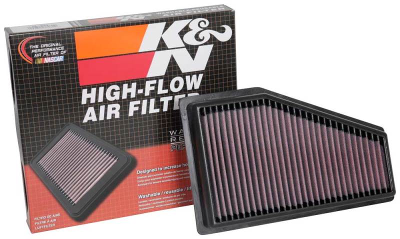 K&N 2019 Jeep Cherokee L4-2.4L V6-3.2L F/I Replacement Drop In Air Filter K&N Engineering Air Filters - Drop In  AXOPROS