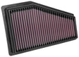 K&N 2019 Jeep Cherokee L4-2.4L V6-3.2L F/I Replacement Drop In Air Filter K&N Engineering Air Filters - Drop In  AXOPROS
