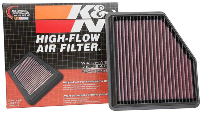 K&N 2019 Nissan Altima 2.5L F/I Drop In Replacement Air Filter K&N Engineering Air Filters - Drop In  AXOPROS