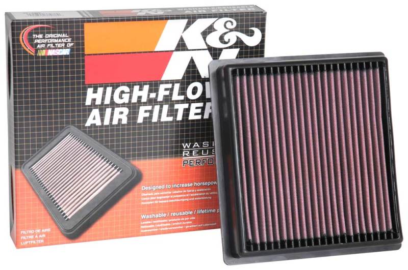 K&N 2019 Subaru WRX STI 2.5L F/I Replacement Air Filter K&N Engineering Air Filters - Drop In  AXOPROS