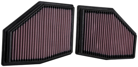 K&N 2020 BMW M550i 4.4L V8 Replacement Air Filter (2 Per Box) K&N Engineering Air Filters - Drop In  AXOPROS