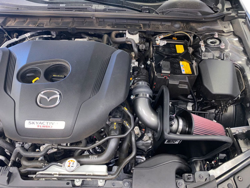 K&N 2021 Mazda 3 2.5L Turbo L4 Silver Typhoon Intake K&N Engineering Cold Air Intakes  AXOPROS