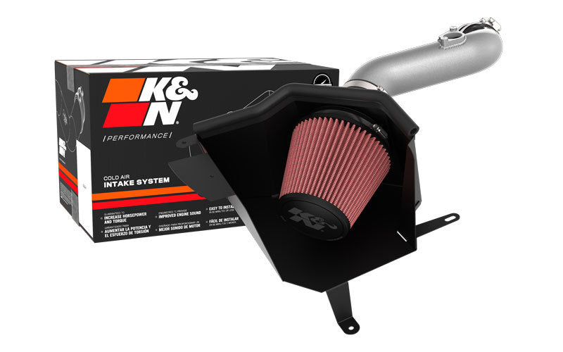 K&N 2022 Honda Civic 2.0L L4 Silver Typhoon Intake K&N Engineering Cold Air Intakes  AXOPROS