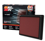 K&N 2022 Nissan Pathfinder V6-3.5L Replacement Air Filter K&N Engineering Air Filters - Drop In  AXOPROS