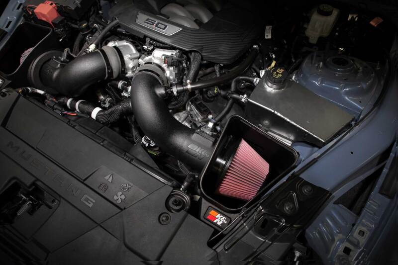 K&N 2024 Ford Mustang GT 63 Series Air Intake K&N Engineering Cold Air Intakes  AXOPROS