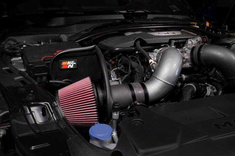 K&N 2024+ Ford Mustang V8 5.0L Typhoon Performance Air Intake System K&N Engineering Cold Air Intakes  AXOPROS
