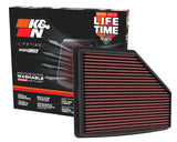 K&N 21-22 Acura TLX V6 3.0L Replacement Air Filter K&N Engineering Air Filters - Drop In  AXOPROS
