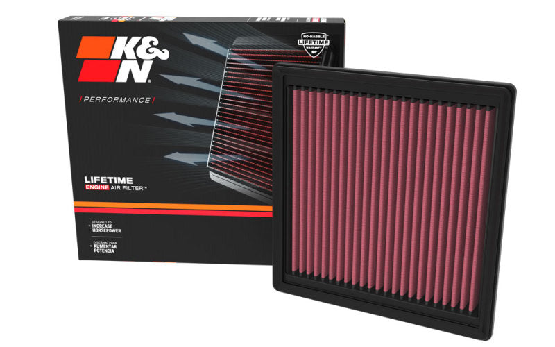 K&N 22-23 Toyota Land Cruiser 3.5L V6/4.0L V8 Replacement Drop In Air Filter K&N Engineering Air Filters - Drop In  AXOPROS