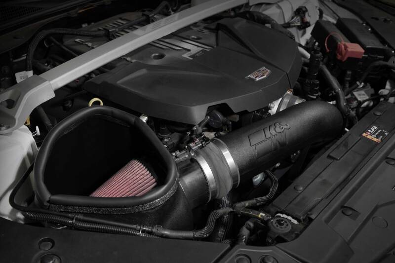 K&N 22-24 Cadillac CT5 6.2L V8 Performance Air Intake System K&N Engineering Cold Air Intakes  AXOPROS