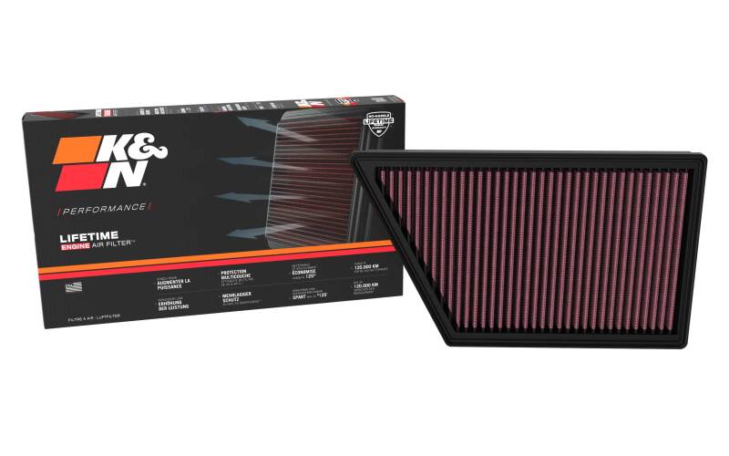 K&N 23-24 Ford Ranger/Everest 2.0L L4 Diesel  Drop-In Air Filter K&N Engineering Air Filters - Drop In  AXOPROS