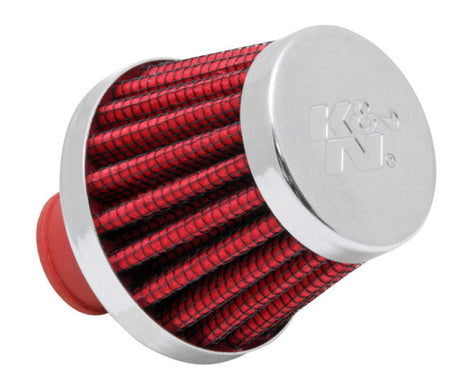K&N 2in Base OD x .375in Flange ID x 1.75in H Rubber Base Crankcase Vent Filter K&N Engineering Air Filters - Universal Fit  AXOPROS