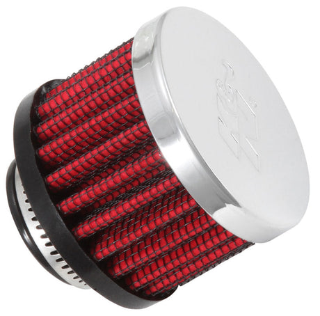 K&N 3/4 inch ID 2 inch OD 1.5 inch H Clamp On Crankcase Vent Filter K&N Engineering Air Filters - Universal Fit  AXOPROS