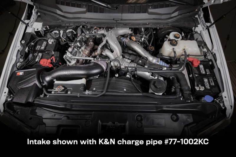 K&N 63 Series AirCharger Performance Intake 20-21 Ford F250 V8-6.7L DSL K&N Engineering Cold Air Intakes  AXOPROS